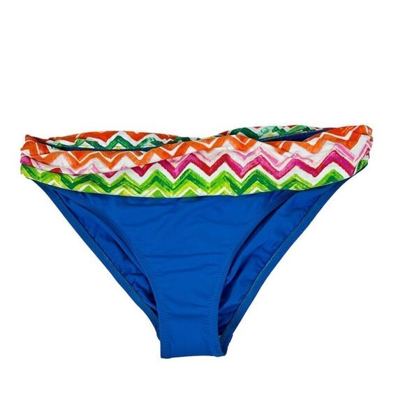 Bleu Rod Beattie Size 12 Chevron Banded Bikini Bottom NWOT - Picture 2 of 6